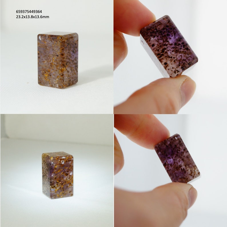 Birthstone Auralite 23 Crystal Pendant Healing Stone Jewelry Northern Light Chakra Meditation, Aurora Crystal Quartz Black Auralite