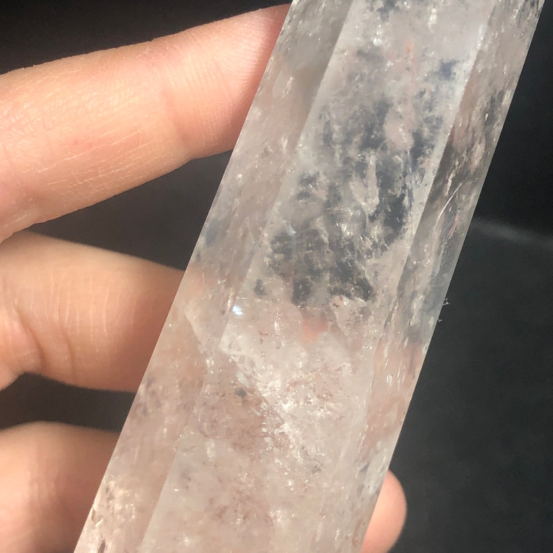 TOWER - Clear Quartz 26.2x30.8x95.4mm 111.5g Azeztulite Rainbow Athelstra Crystal Universal Energy Cleanser High Frequency - UNIQUE ITEM image 6