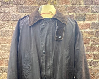 Burberry wax coat