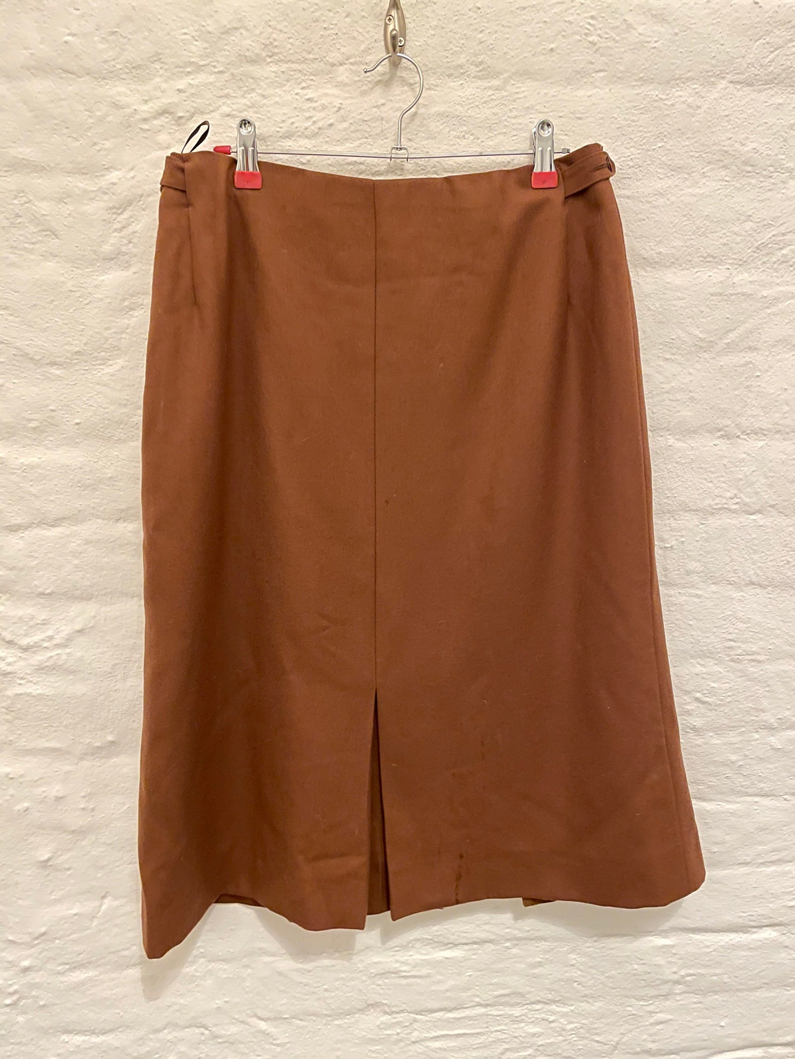 Vintage Ladies DAKS Brown Pleated Skirt Size UK 14 | Etsy