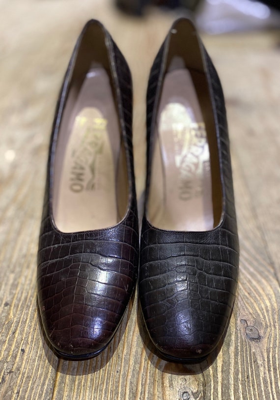 Vintage 1970s style Salvatore Ferragamo shoes