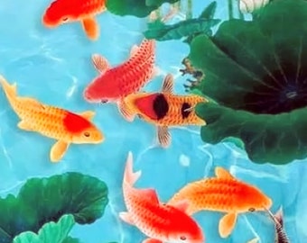 9 koi fish painting with beautiful designs to beautify the interior of your home