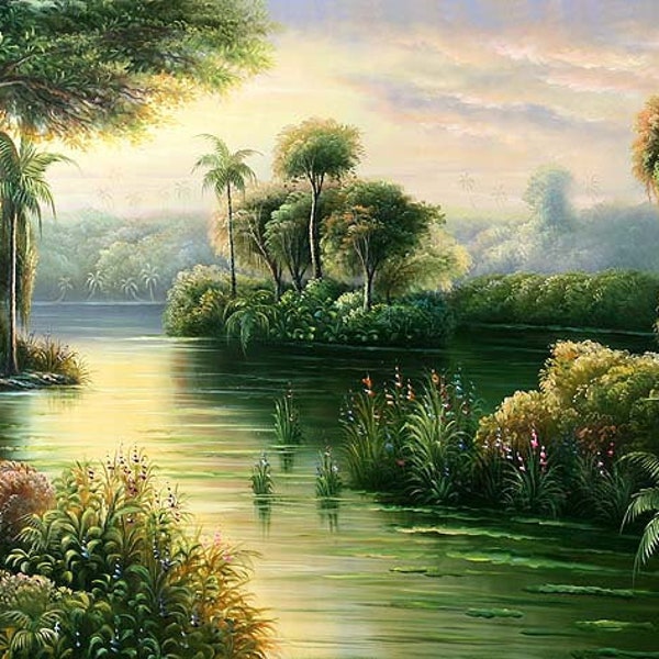 A very beautiful landscape painting
