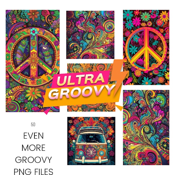 Peace Signs  Psychedelic Colors PNG hippie  50 Groovy Hippy Backgrounds That'll Blow Your Mind!