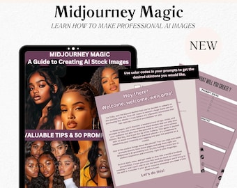 Midjourney Magic Prompt Guide | Learn AI Art Prompting | Passive Income PDF | PLR  Rights | Instant Digital Download