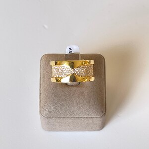 18k Yellow Gold Diamond Ring 0.59ct | Handmade Greek Fine Jewelry by EL GRECO