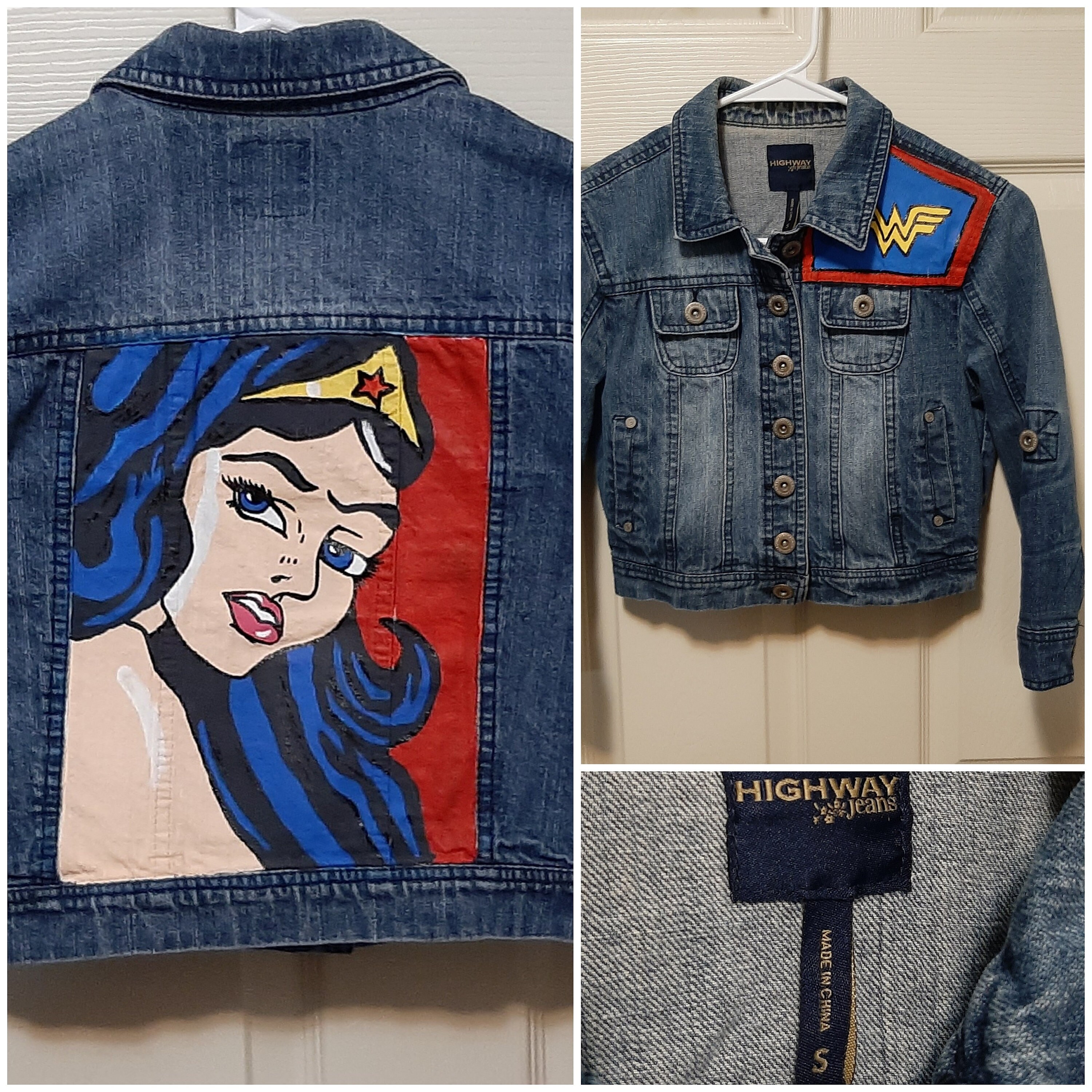 Wonder woman hotsell denim jacket
