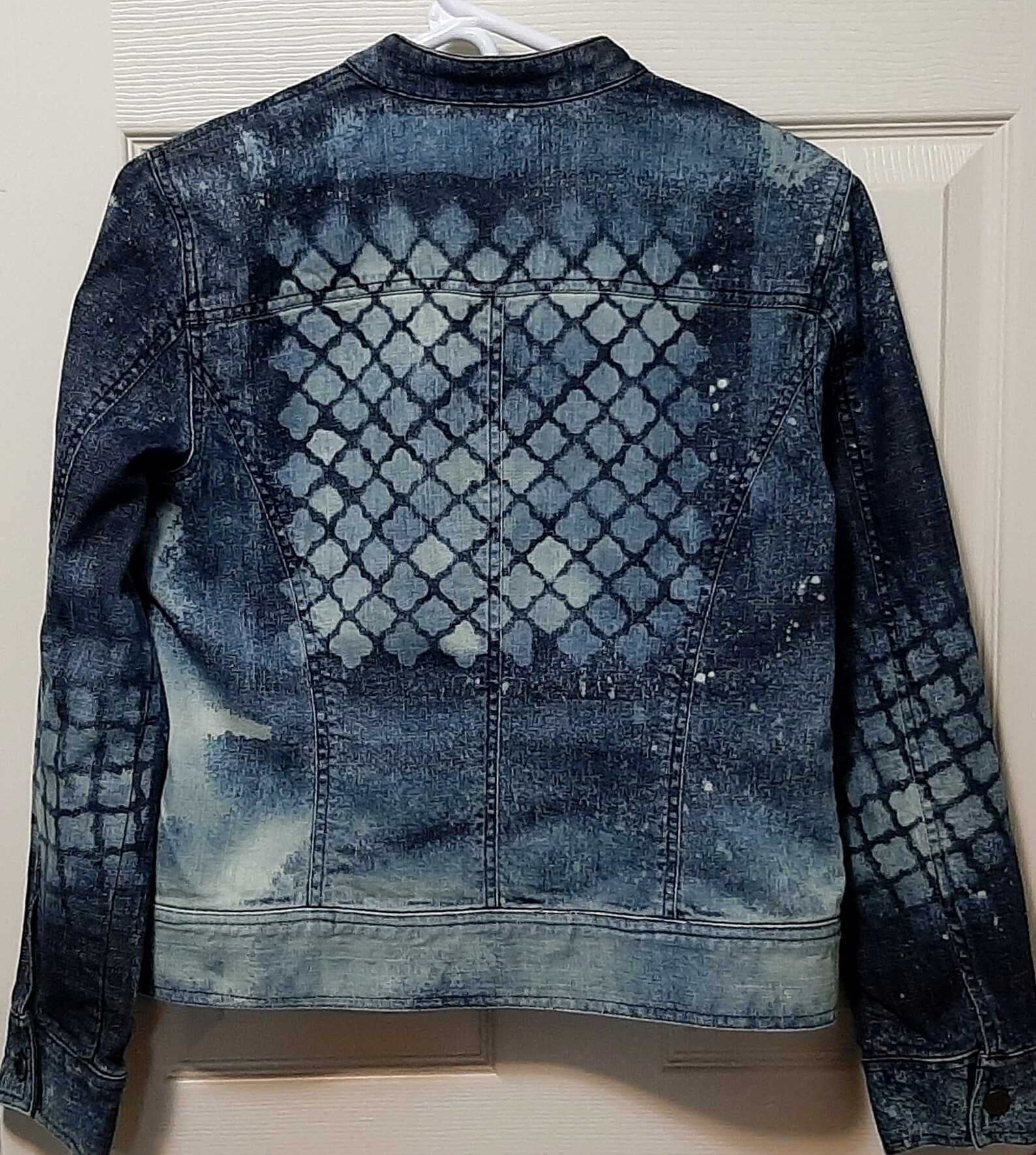 Bleach Distressed Adult Jean Jacket Etsy