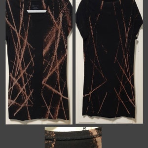 Misses L Reverse-dyed custom one-of-a-kind T-shirt