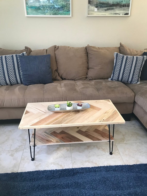 Herringbone Table Shelf Storage Custom Woodworking Coffee Ireland Herringbone Table Shelf Storage Custom, Custom Coffee Table With Storage