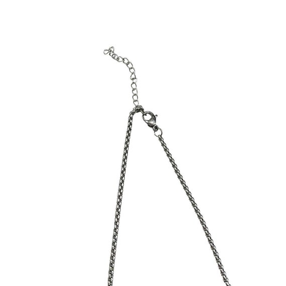 Silver Spike Ball Pendant Necklace Y2k Grunge Necklace Emo 