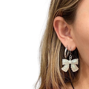 Bow Dangle Earrings main image 1