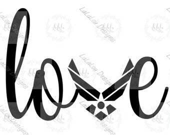 Military Love Svg Etsy