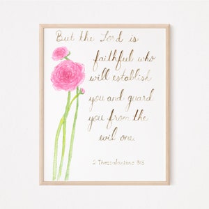 2 Thessalonians 3:3 Downloadable Print