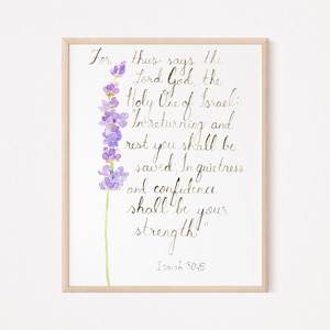 Isaiah 30:15 Downloadable Print