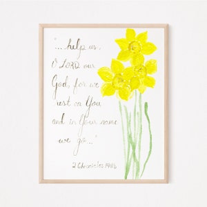 2 Chronicles 14:11b Downloadable Print