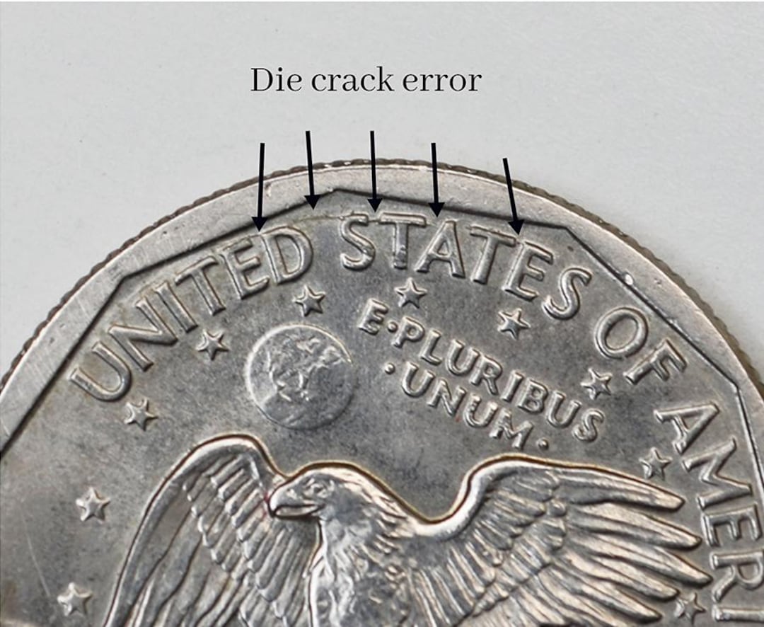 1979-D Susan B Anthony One Dollar Error Coin, Collectible Rare Dollar ...