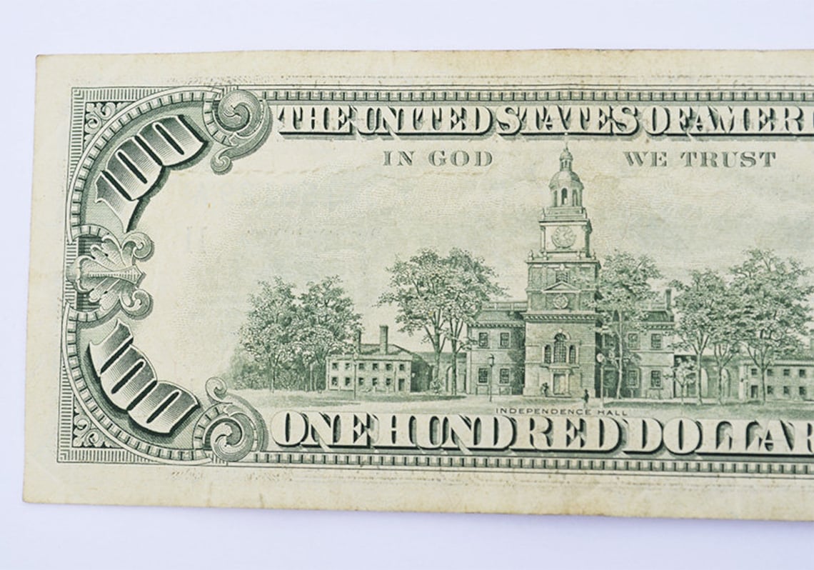 100 долларов сша 1996 года