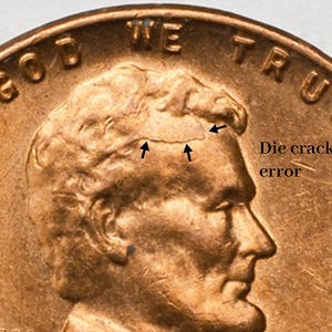 1959 D Error Penny, Collectible Coin