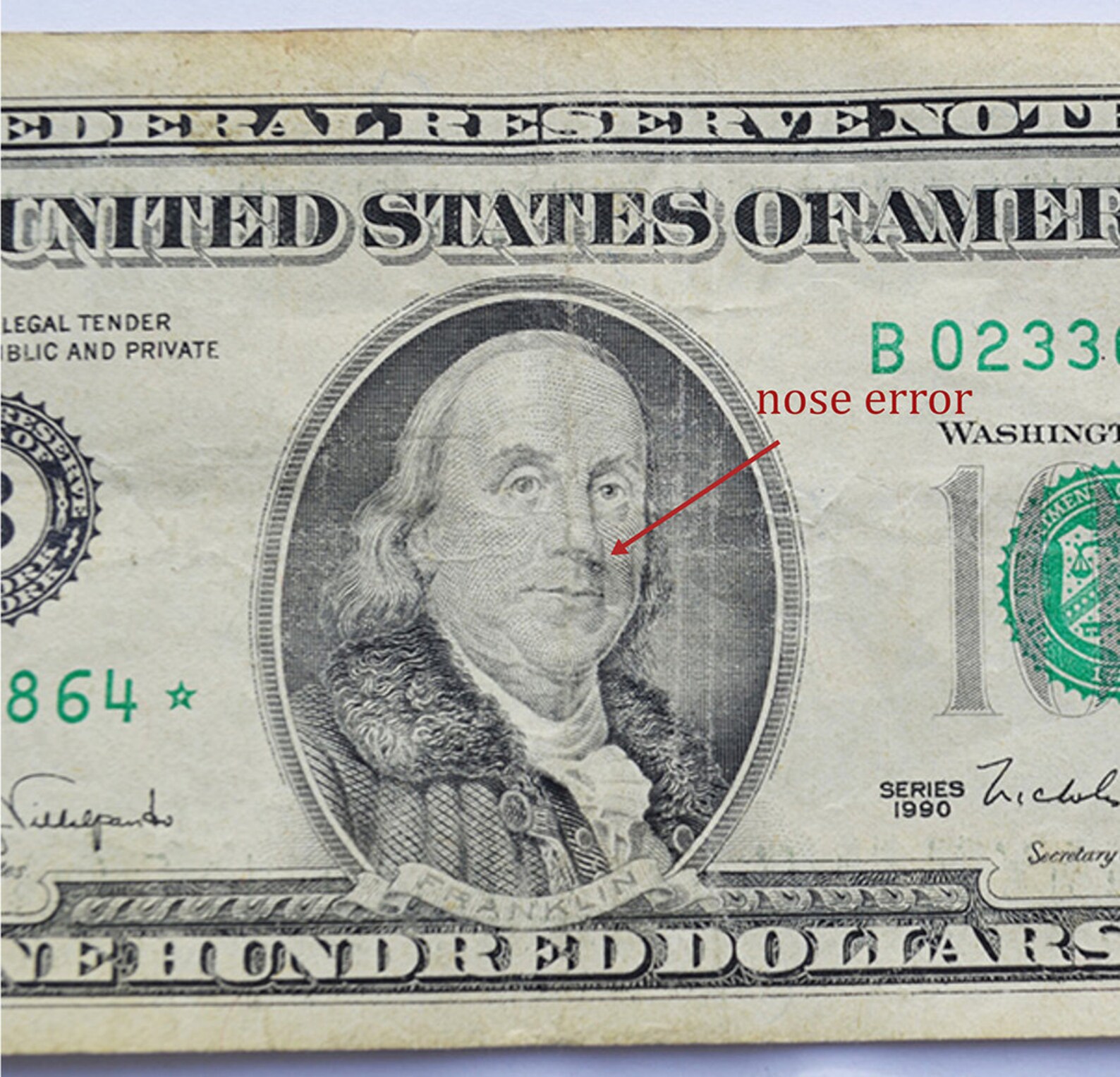 Is A Dollar100 Bill From 1990 Worth Anything - aafwthd