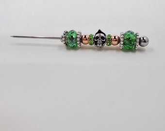 Cigar Nubber: hooded skull