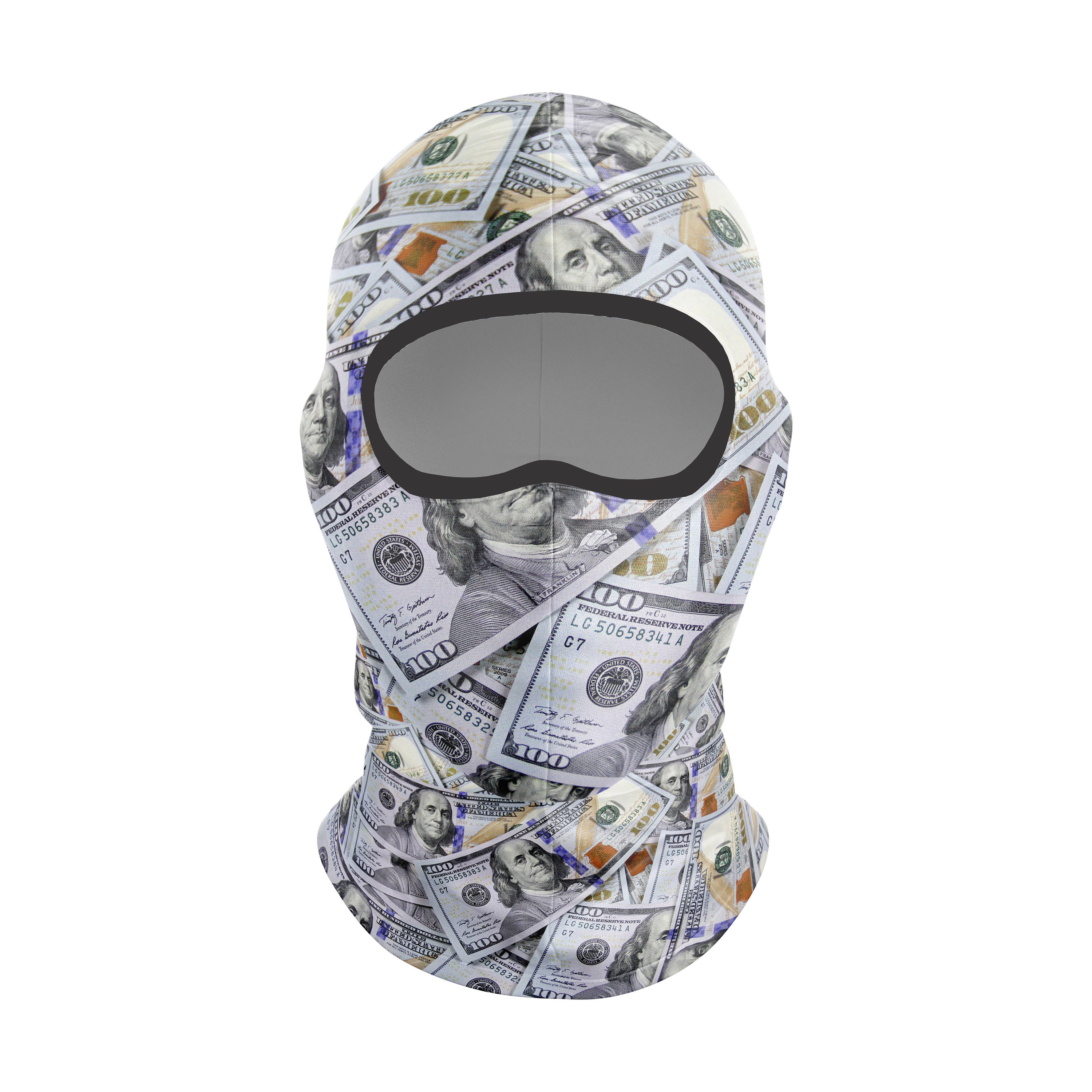 Gangster ski mask white color Hyperwarm Hood Balaclava Full Face Ski Mask