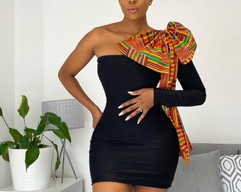 Robe Kenti à imprimé africain