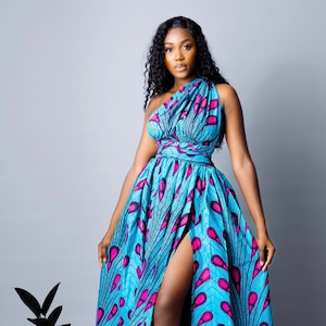 African print Dhali Infinity Dress,African dress,  African print dress, Kente dress, Ankara dress, African clothing, Ankara clothing
