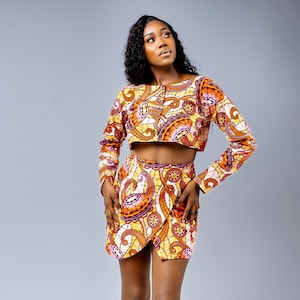 African Print Safia Set, African dress,  African print dress, Kente dress, Ankara dress, African clothing, Ankara clothing