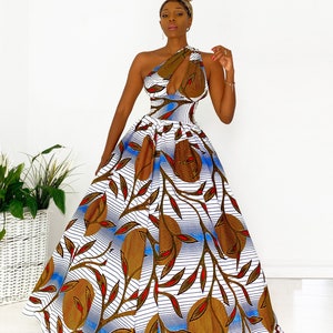 Abito multiplo Thandeka con stampa africana