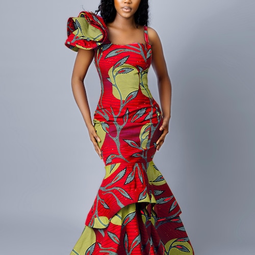 African Print Evening Dress Habiti Red, African Dress, African Print Dress, Kente Dress, Ankara Dress, African Clothing, Ankara Clothing - Etsy African Print Evening Dress Habiti Red, African Dress, African Print Dress, Kente Dress, Ankara Dress, African Clothing, Ankara Clothing - Etsy