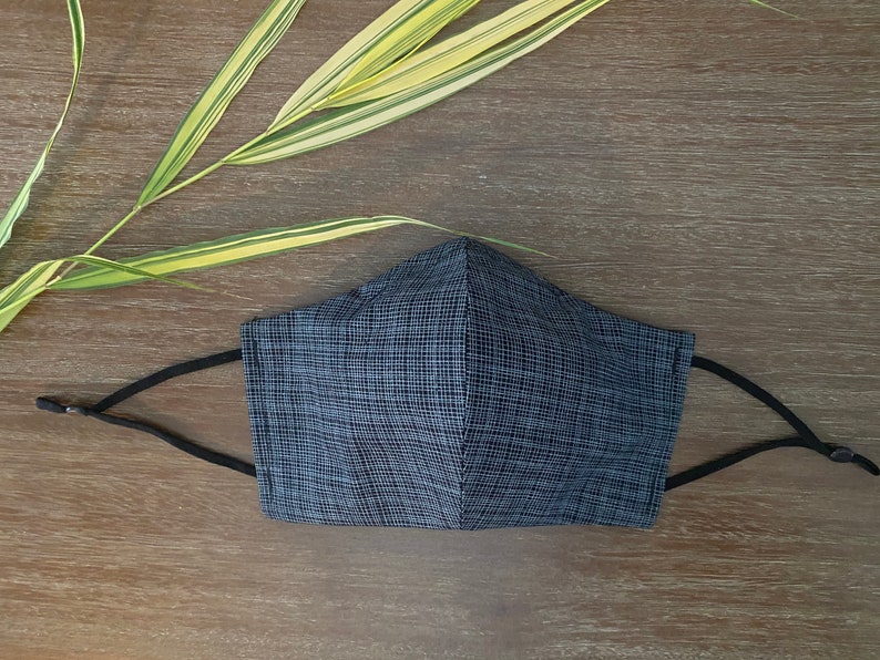 Face Mask Plaid Business with Interfacing/Built in Filter Etsy