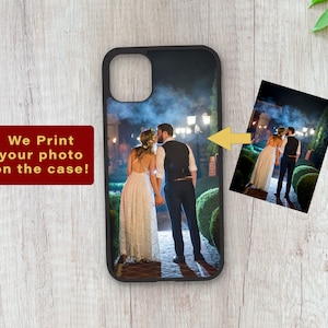 Custom iPhone Case, Personalized Photo Phone Case, Matching BFF Couple Phone Case, Thoughtful Gift for Him Her Friend Gift for Mothers Day