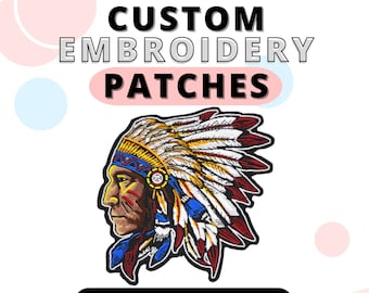 Custom Embroidery Patches, Iron on Patches, Sugar Skull Embroidery, Morale Patch, Military Patches, Customize Patch, Pattern Embroidery Sew
