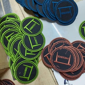 Custom Embroidery Patches, Iron on Patches, Sugar Skull Embroidery, Morale Patch, Military Patches, Customize Patch, Pattern Embroidery Sew image 2