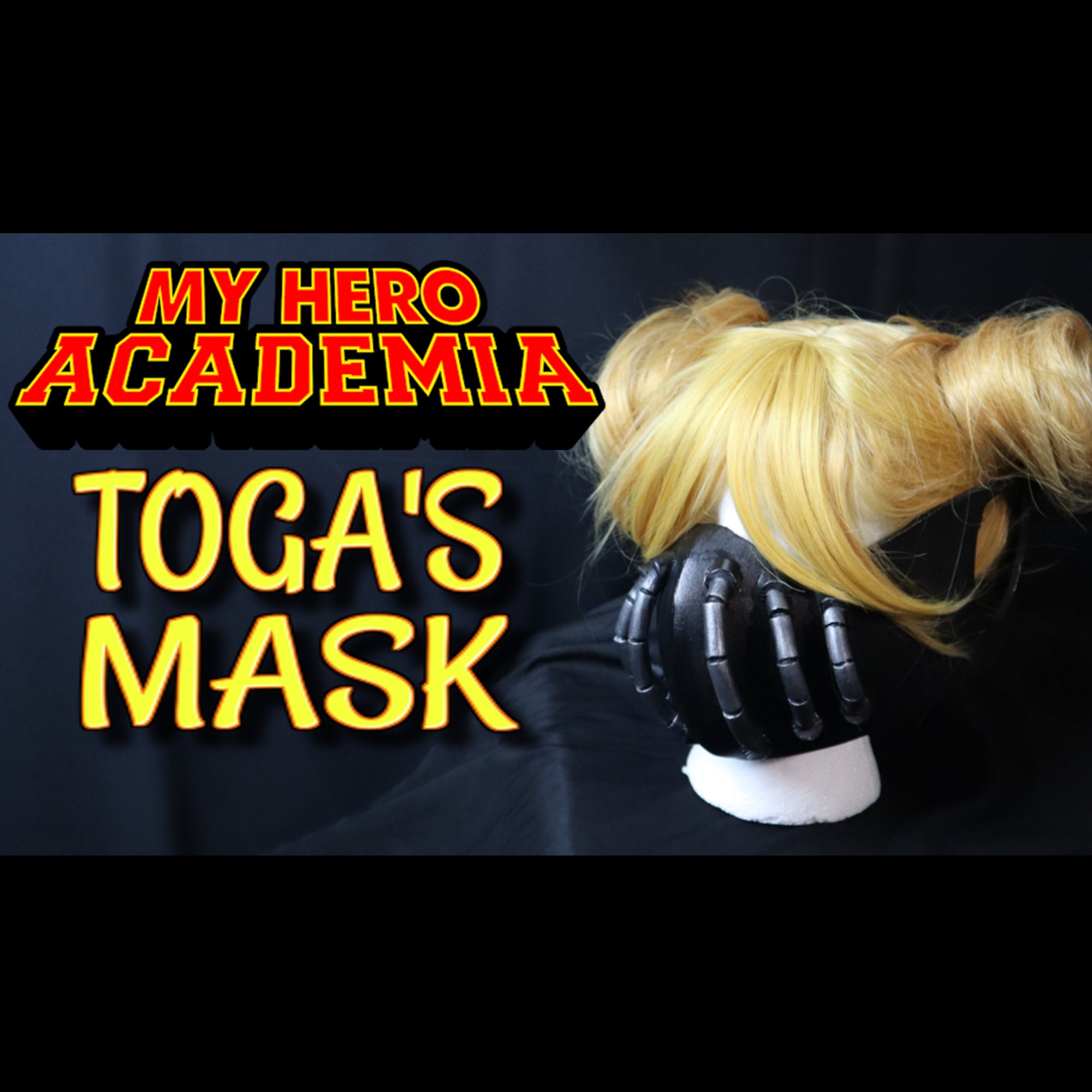 Toga Himiko Cosplay Mask Template my Hero Academia Etsy Australia