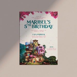 Disney Mirabel Encanto • Casa Madrigal Printable Digital Girl Birthday Party Invitation Invite