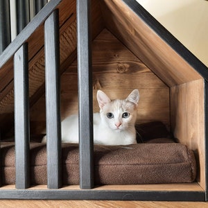 monogrammed cat beds
