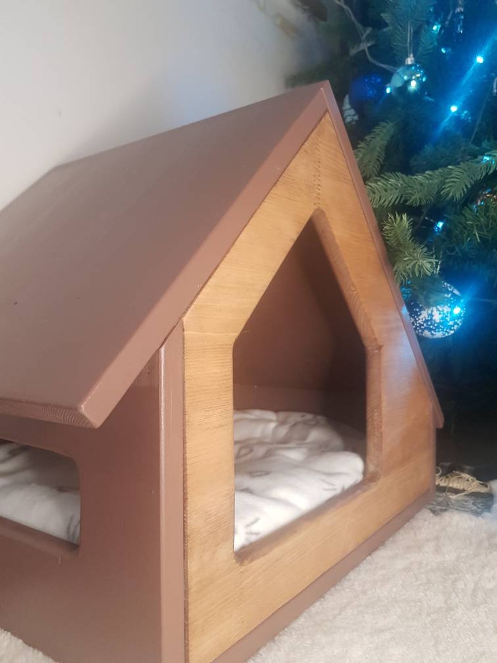 Indoor dog house Dog kennel crate medium size Cat bed Dog | Etsy