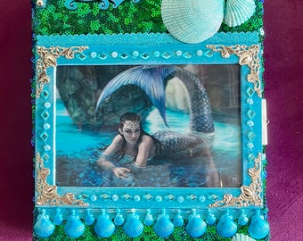 Mermaid Keepsake Junk Journal ‘Pearl’