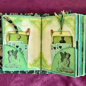 Absinthe The Green Fairy Keepsake Junk Journal zdjęcie 10