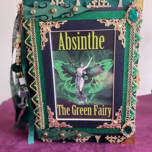 Absinthe The Green Fairy Keepsake Junk Journal zdjęcie 1