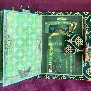 Absinthe The Green Fairy Keepsake Junk Journal zdjęcie 8