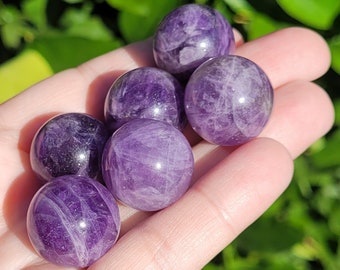 Mini Amethyst Crystal Spheres, 20mm