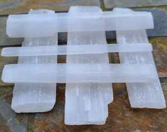 Selenite Sticks 4.5" to 6.5" Each