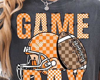 Football Checkered Png, Football Tee Png, Football Helmet Game Day Png, Preppy Football Game Day Png, Football Sublimation Png, Game Day Png