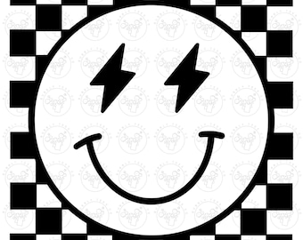 Smile Checkered Png, Positivity Png, Teacher Png, Smile Face Png, Checkered Png, Checkered Smile Png, Retro Smile Png, Happy Face Trendy Png