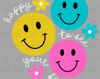 Felice di vedere il tuo viso Png, Positività Png, Insegnante Png, Faccina sorridente Png, Floreale Png, Ritorno a scuola Png, Insegnante retrò Png, Faccina felice Png