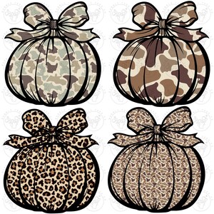 Pompoen Herfst Bundel Digitale Download, Camo Pompoen Ontwerp, Herfst Pompoen Luipaard PNG, Eend Camo PNG, Pompoenveld Ontwerp, Herfst Coquette PNG