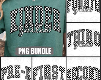 School Bundle Digital Download, Preppy School Png for Teacher First Day of School Png, Back to School Kindergarten/1st/2nd/3rd/4th Grade Png